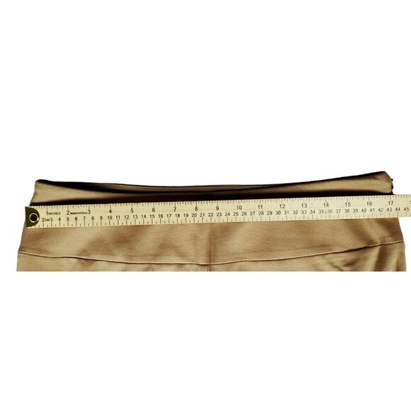 Spiegel Pants Size 14 Camel Beige Wide Leg Side Zip Workwear Flowy Vintage - Picture 8 of 10